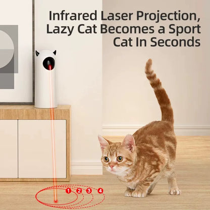 Automatic Cat Toys Interactive Smart Teasing Pet LED Laser Indoor Cat Toy Accessories Handheld Electronic Cat Toy Dog